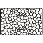 PLASTIC DOORMAT CARPET MOD. PURE CM. 39 X 58.5
