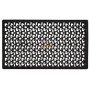 DOORMAT CARPET MOD. BLACK STAR WITH BORDER CM. 40 X 70