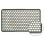 TAPPETO ZERBINO NIDO DI APE NERO CON BORDO CM. 41 X 71 