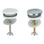 CHROMED BRASS HOLE COVER PLUGS PCS. 2
