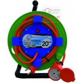 GARDEN CABLE REEL SOCKET WITH 16A PLUG 2X1.5 MT. 20 ART. 49234