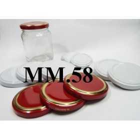 CAP 58 FOR GLASS JAR