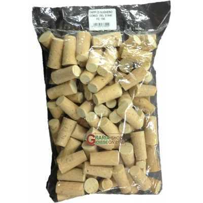 CORK PLUG WITH PINS MM. 21x40 PIECES 100
