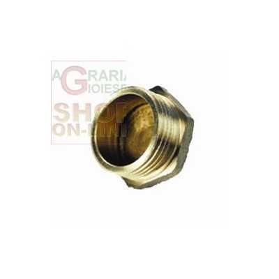 TAPPO MASCHIO IN OTTONE GIALLO ART. 292 GR. 1/2 