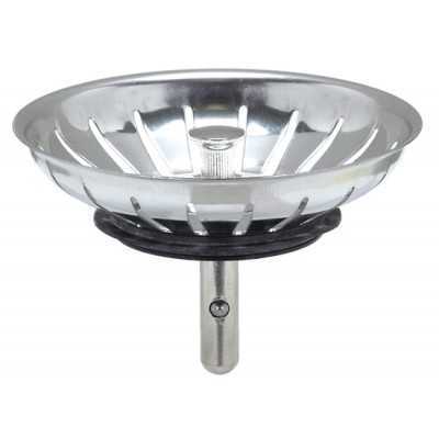 UNIVERSAL BASKET WASTE CAP IN STAINLESS STEEL MM.83