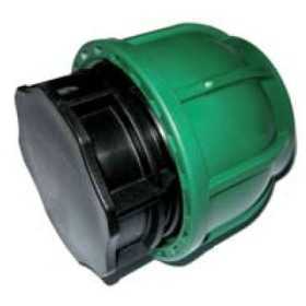 BLACK END TUBE CAP 25