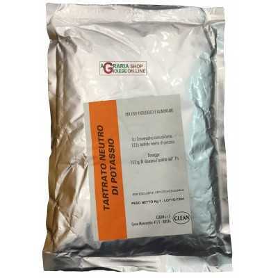 Neutral potassium tartrate kg. 1