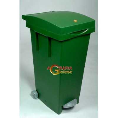 TATA BIDIDONE LT. 80 CON COPERCHIO COLORE VERDE 