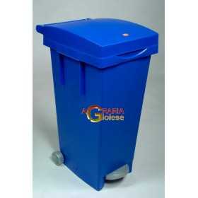 TATA BIN LT. 80 WITH LID COLOR BLUE