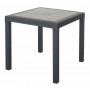 DALLAS TABLE IN ANTHRACITE PLASTIC cm. 80x80x74h.