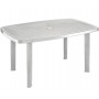 TAVOLO IN POLIPROPILENE PP FARO BIANCO OVALE cm. 137x85x72h. 