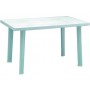 TAVOLO IN POLIPROPILENE VELO BIANCO RETTANGOLARE cm.126x76h. 
