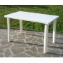 TAVOLO IN RESINA BIANCO CM.120x70h. 