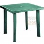 RESIN TABLE WEEKEND SQUARES 80x80 GREEN