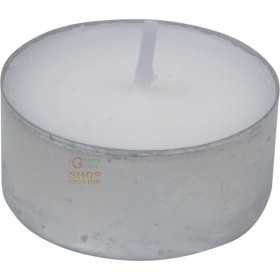 TEA-LIGHT WHITE CANDLE MADE IN ITALY DIAM. 38 PCS. 100