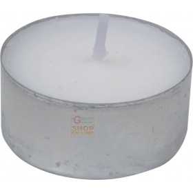 TEA-LIGHT WHITE CANDLE MADE IN ITALY DIAM. 38 PCS. 25