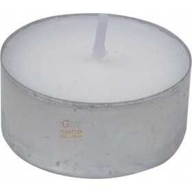 TEA-LIGHT WHITE CANDLE MADE IN ITALY DIAM. 38 PCS. 50