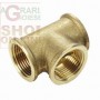 FEMALE TEE IN YELLOW BRASS ART. 130 GR. 1/2