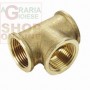FEMALE TEE IN YELLOW BRASS ART. 130 GR. 3/4