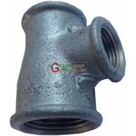 GALVANIZED FEMALE THREADED TEE DIAM. 1 - 1/2 - 3/4