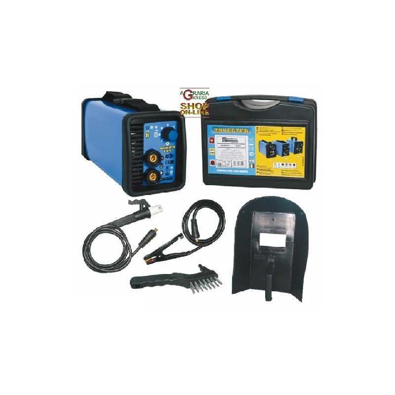 Awelco Saldatrice inverter elettrodo 140 DC MMA con accessori MIKRO 164