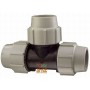 TEE TUBE BLACK DIAM. 50