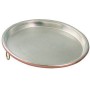 TEGLIA IN RAME STAGNATO ROTONDE BORDO CM. 3 DIAMETRO CM.38 