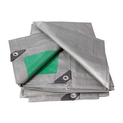 HEAVY EYELET COVER GR. 180 SQM GREEN-GRAY COLOR MT. 4x4