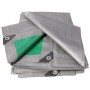 HEAVY EYELET COVER GR. 180 SQM GREEN-GRAY COLOR MT. 4x4
