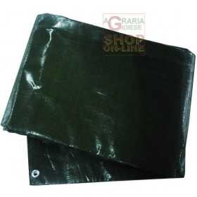 HEAVY EYELET COVER GR. 200 SQM GREEN COLOR MT. 10x12