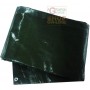 HEAVY EYELET COVER GR. 200 SQM GREEN COLOR MT. 3x4
