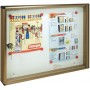 BRONZED ALUMINUM BOARD WITH MAGNETIC BOTTOM MM. 550x730x50