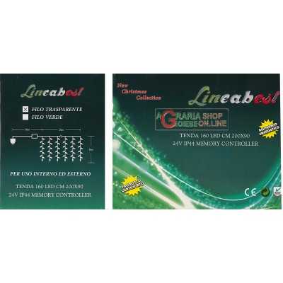 TENDA 160 LED BIANCO PER ESTERNO CM.200X90 