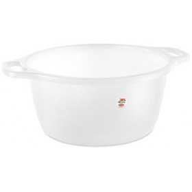 Bacinella In Plastica bombata Bianca diam. cm. 35 