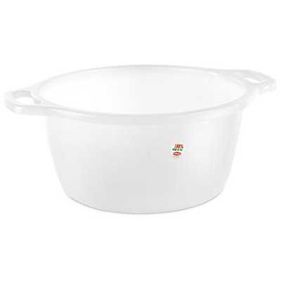 Bacinella In Plastica bombata Bianca diam. cm. 35 