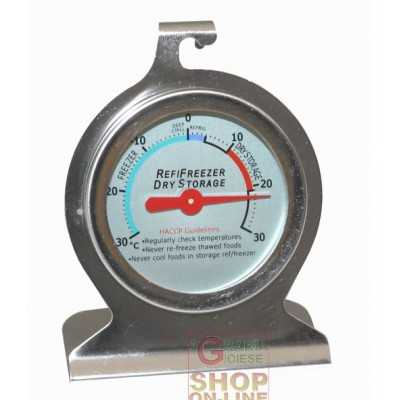 Eva Fridge Thermometer in stainless steel