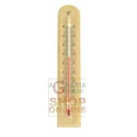WALL THERMOMETER BEECH WOOD BASE CM. 24 X 5