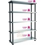 TERRY SHELVING KIT MPSHELF120RC 5 FLOORS 119X45X185
