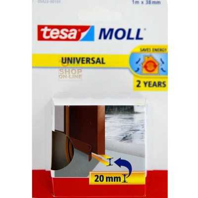 TESA ADHESIVE RUBBER COVER MOLL FOR DOORS MT. 1 MM. 38