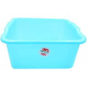 Blue Square Plastic Basin diam. cm. 34 lt. 11