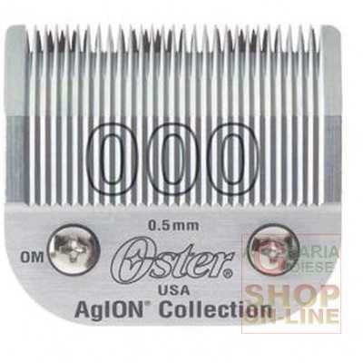REPLACEMENT HEAD FOR HAIR CUTTER OSTER SIZE 000 SIZE 0.5 MM