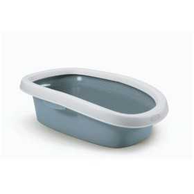 SPRINT 10 TOILET FOR SMALL CATS WHITE / BLUE STEEL cm 31x43x14h.