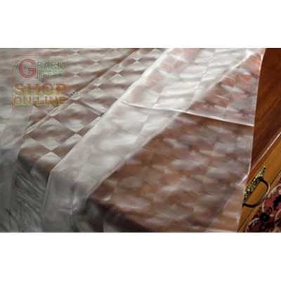 TOVAGLIA IN PVC GROFFATO CM. 140 H. MOD. CRISTAL INCISO N. 47 
