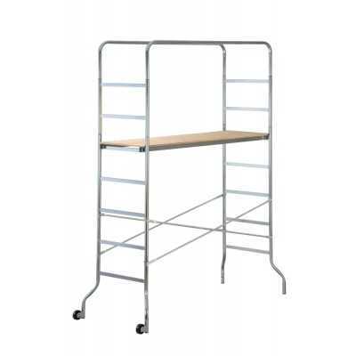 KREO scaffolding in galvanized steel with reinforced platform