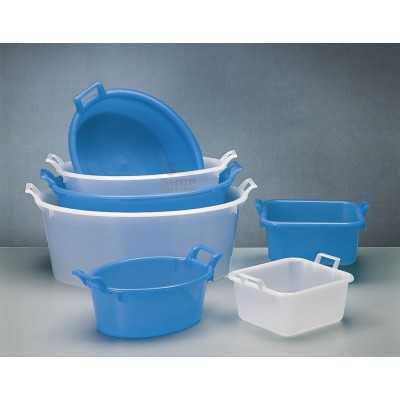 WHITE OVAL BATHROOM CM. 45 LT. 12