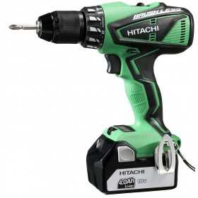DRILL DRIVER WITH PERCUSSION HITACHI DV18DBEL 18V 4Ah WITH 2