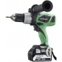 DRILL DRIVER WITH PERCUSSION HITACHI DV18DBL 18V 5Ah WITH 2