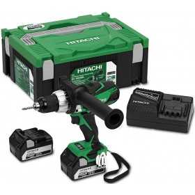 DRILL DRIVER WITH PERCUSSION HITACHI DV18DSDL 18V 5Ah WITH 2