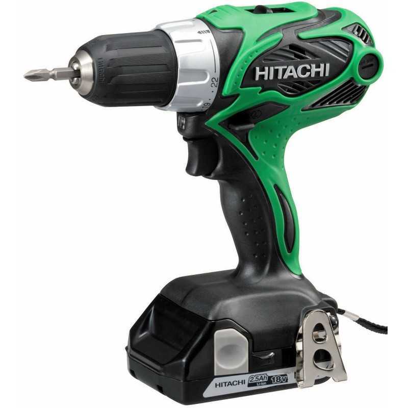 DRILL DRIVER HITACHI DS18DSAL 18V 2.5Ah WITH 2 LITHIUM BATTERIES