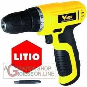 DRILL DRIVER VIGOR VST-720 CORDLESS WITH SAMSUNG LITHIUM